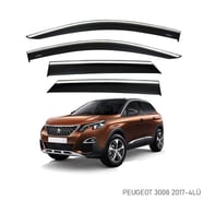 EKİCİLER PEUGEOT 3008 2016 SONRASI KROMLU CAM RÜZGARLIĞI