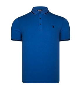 T8586 DEWBERRY ERKEK POLO YAKA T-SHIRT-SAKS