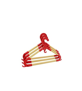 31x18 cm Ahşap Askı – 4-7 Yaş Çocuk Kıyafetleri İçin, Sağlam ve Hafif