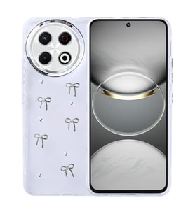 Coverzone Tecno Spark 30 Pro ile uyumlu K?l?f Airbag K�?eli 2mm Kamera �?k?nt? Korumal? Simli ?effaf Bask?l? Z-Kutup Kapak Fiyonk