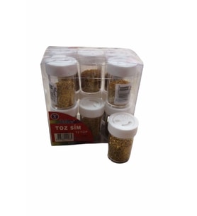 Altın Sarı Toz Sim 8 Gr 12 Adet 1 Paket
