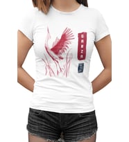 Garza Beyaz Kadın Tshirt