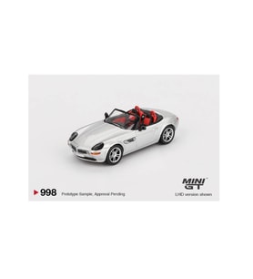 Mini GT 998 BMW Z8 Silver 1/64 Model Araba (Beyaz)