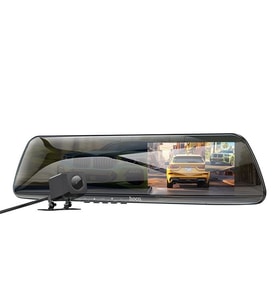 Hoco DV4 DVR Ön Ve Arka Sürüş Kaydedici 45 İnç LCD Dikiz Aynası Araç kamera - ETC7780-7228