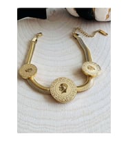 GOLD RENK ÜÇLÜ ÇELİK ATA BİLEKLİK ACR0658