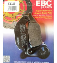 Ebc Fa343 2004-2010 Honda CBR 125 R Uyumlu Arka Fren Balatası Organik Balata