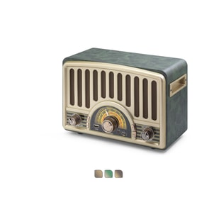 Bluetooth Nostaljik Hoparlör Fm 30 X 15 X 20 Cm R1928BT