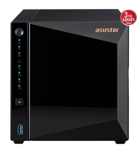 ASUSTOR AS3304T V2 REALTEK QC-2GB RAM-4-diskli NAS SUNUCU (disksiz)
