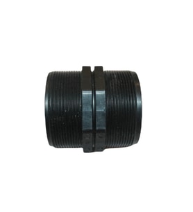 Technoplastic 2.5" x 2.5" Dişli Nipel – Erkek Erkek Bağlantı Parçası – Tarım, Bahçe Sulama, Su Tesisatı Uyumlu