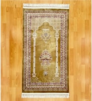 Hayat Ağacı İşlemeli İpek Seccade