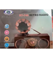 Everton Rt-748 Bluetooth Fm-Usb-Tf-Aux Şarjlı Nostaljik Radyo