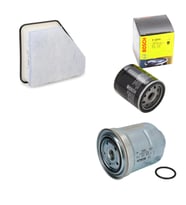 Bosch Filtre Bakım Seti Toyota Auris 1.4 D 4D Dizel 2007-2008 Hava + Yağ f. + Yakıt Filtre Bosch