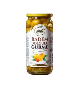 Alan Badem Dolgulu Yeşil Zeytin Gurme 265 g e 