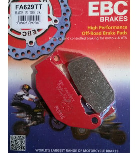 Ebc Fa629Tt 2017-2021 Honda CB 125 F Uyumlu Arka Fren Balatası Karbon Balata