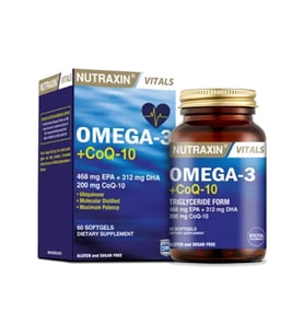 Nutraxin Omega-3+CoQ-10 60g