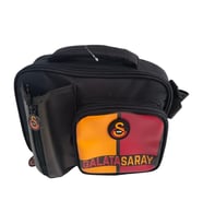 ME 25554 GALATASARAY PARÇALI SUNİ DERİ BESLENME ÇANTASI (Siyah)