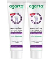 Agarta Doğal Tam koruma Diş Macunu 90 ML Hassasiyet & Ferahlık (2 Li Set)