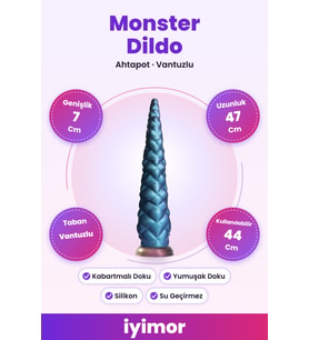 47 Cm Ahtapot Dokunaçlı Vantuzlu Monster Dildo – iyimor