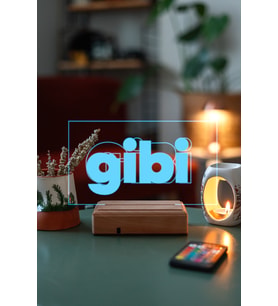 Gibi Dizi 16 Renk Kumandalı 3D Gece Lambası