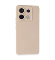 Xiaomi Redmi Note 13 Pro 5G Kılıf Nano içi Kadife Silikon - Pudra
