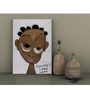 BK Home The Lazy People Collection Careless Dude Tasarımlı Kanvas Tablo-1