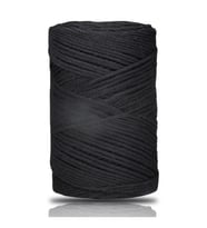 Pamuk Makrome 2 Mm Siyah