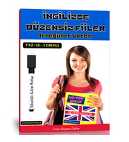 İngilizce Düzensiz Fiiller YAZ-SİL-EZBERLE (Kitabı)