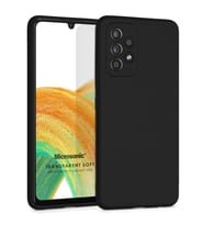 Microsonic Matte Silicone Samsung Galaxy A33 5G Kılıf Siyah