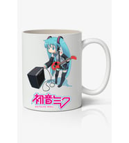 Hatsune Miku One Piece Anime Naruto Death Note Hellsing Temalı Kupa Bardak Arkadaşa Sevgiliye Hediye (Beyaz)