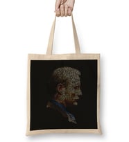 Dark Hannibal Typography Bez Çanta Uzun Saplı