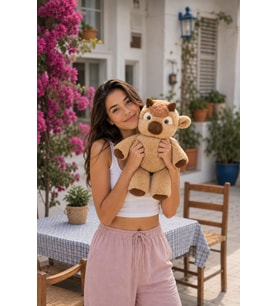 Sallandığında Yürüyen Eğlenceli Peluş İnek koşan inek corci