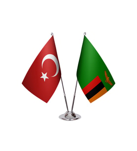 Zambiya İkili Masa Bayrağı