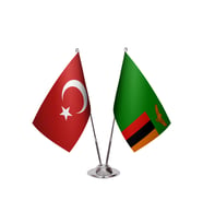 Zambiya İkili Masa Bayrağı