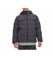 Jack Jones Jjbrady Puffer Sn Erkek Günlük Mont 12212233-DARK-GREY-MELANGE Gri