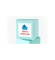 Dosya Kağıtları Temalı Okula Dönüş Etiketi Kare Mat Sticker Thank You Serisi 4.5 Cm (40 Adet)