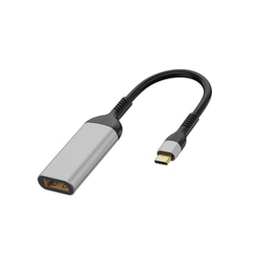 Telefondan TV ye Görüntü Aktarımı Type-C To Display Port Dönüştürücü Çevirici 15Cm Uzunluk 8K 60 Hz