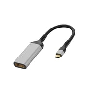Telefondan TV ye Görüntü Aktarımı Type-C To Display Port Dönüştürücü Çevirici 15Cm Uzunluk 8K 60 Hz