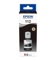 Epson 112 EcoTank Siyah Mürekkep Şişesi, 127 ml (C13T06C14A) Black