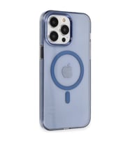 Apple İphone 14 Pro Kılıf Tron Şeffaf Magsafe Kapak - Mavi