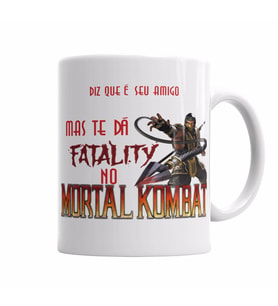 Mortal Kombat Kupa Bardak Porselen