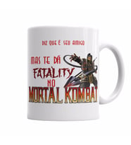 Mortal Kombat Kupa Bardak Porselen
