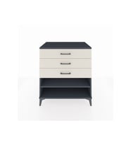 Kronos Şifonyer Tek Raflı 3 Çekmeceli 88x59x96 Antrasit-Aytaşı