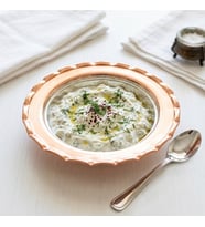 Shark Anatolia Premium Kalın Bakır Derin Meze, Kahvaltı ve Çerez Sunum Tabağı 15 cm Kırmızı, Çirtik Kenarlı Osmanlı Stil Şef Sunum Serisi