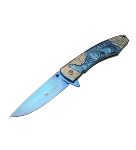 Sibirya Kurt Çakı Mavi Marka:Sibirya Ürün Kodu: S-2072L 21 CM