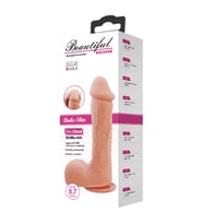 Beautiful 22 CM Realistik Kalın Vantuzlu Damarlı Dildo Penis