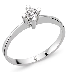 Romeo Pırlanta 0.25 Ct Tektaş Yüzük RM25044 (Çok Renkli)
