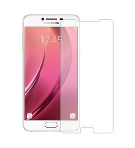Samsung Galaxy C5 Ekran Koruyucu Yeni Nesil HD Kalite Tempered Glass Cam (Renksiz)