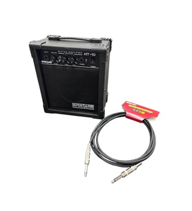 High Tone HTKO HT-10&992 10 Watt Amplifikatör Seti 3 Metre Enstrüman Ara Kablosu Dahil, Başlangıç Paketi