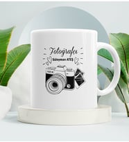 Fotoğrafçıya Hediye Kupa Bardak Beyaz 001