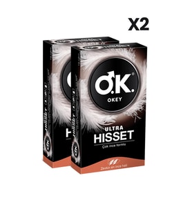 Okey Ultra Hisset Prezervatif 10'lu x2 Adet